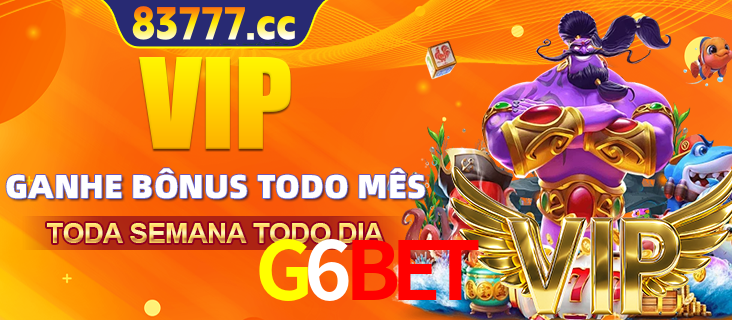 Banner promocional do G6BET oferecendo 100% de recompensas adicionais contínuas para quem fizer o login diário (Daily sign-in), com um mascote de coelho.